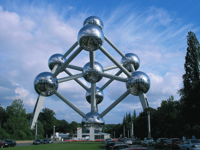 foto van het atomium